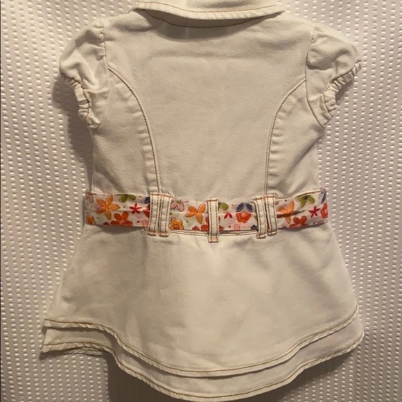 - GreenDog Demin Dress White Size 12m - Picture 3 of 4